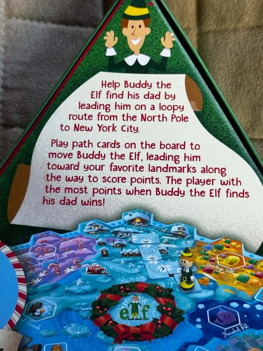 Funko Games Elf Journey from the North Pole Board Game